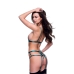 Set di Lingerie Baci Lingerie Lace Teddy Verde (M/L)