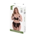 Ensemble de Lingerie Baci Lingerie Peek-A-Boo Bra Noir (Queen)