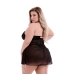 Păpușă Baci Lingerie Negru Queen