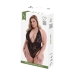 Σετ Εσωρούχων Baci Lingerie Eco Lace Teddy Μαύρο (Queen)