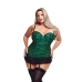 Fűző Baci Lingerie Zöld (3XL/4XL)