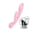 Vibrador Doble Estimulación Satisfyer Triple oh Rosa