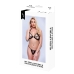 Conjunto de Lingerie Baci Lingerie Crotchless G- Preto 2 Peças (M/L)