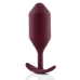 Butt Plug Vibrante B-Vibe 5 Rosso Rosso Granato