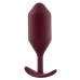 Butt Plug Vibrante B-Vibe 5 Rosso Rosso Granato