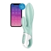 Divkārši Stimulējošs Vibrators Satisfyer Air Pump Bunny 5 Zaļš