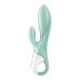 Divkārši Stimulējošs Vibrators Satisfyer Air Pump Bunny 5 Zaļš