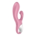 G-pont Vibrátor Satisfyer Air Pump Bunny 2 Light Rózsaszín