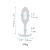 Buttplug Snug M B-Vibe Vibrating Zwart