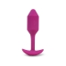 Plug Anal Snug M B-Vibe Vibrating Cor de Rosa