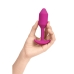 Anální kolík Snug M B-Vibe Vibrating Růžový