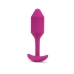 Plug Anal Snug M B-Vibe Vibrating Cor de Rosa