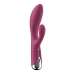 Divkārši Stimulējošs Vibrators Satisfyer Spinning Rabbit 1 Sarkans