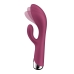 Divkārši Stimulējošs Vibrators Satisfyer Spinning Rabbit 1 Sarkans