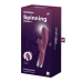 Divkārši Stimulējošs Vibrators Satisfyer Spinning Rabbit 1 Sarkans