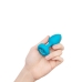 Plug Anal B-Vibe Vibrating Jewel Blau S/M