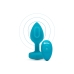 Πρωκτικό Plug B-Vibe Vibrating Jewel Μπλε S/M