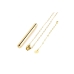 Bullet Vibrator Le Wand Necklace Pendant Golden