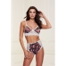 Conjunto de Lingerie com Renda Baci Lingerie Floral & Lace Cinzento (S/M)