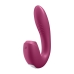 Dobbel Stimulering Vibe  Supernova Insertable Satisfyer Sunray Rød Fuksia