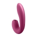 Vibrador Dupla Estimulação  Supernova Insertable Satisfyer Sunray Vermelho Fúcsia