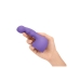 Vibrator Curbat cu Accesoriu Atașat din Silicon Petite Ripple Weighted Le Wand Petite