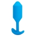 Anal plug B-Vibe Vibrating Snug 3 Blå (3,7 x 13,8 x 1 cm)