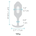 Anaaltapp B-Vibe Vibrating Snug 3 Sinine (3,7 x 13,8 x 1 cm)