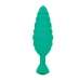 Plug Vibrador Anal B-Vibe Twist Texture Verde