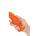 Butt Plug Vibrante B-Vibe Swirl Texture Arancio