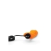 Plug Vibratório Butt B-Vibe Swirl Texture Laranja