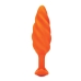 Butt Plug Vibrante B-Vibe Swirl Texture Arancio