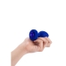 Vibrator B-Vibe Vibrating Jewel Blau Marineblau L/XL