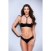 Conjunto de Lencería Baci Lingerie Quarter Negro 2 Piezas (S/M)