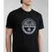 Camiseta de Manga Corta Hombre Napapijri S-Bollo Negro