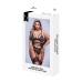 Conjunto de Lingerie Baci Lingerie Preto 3 Peças (Queen)