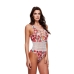 Body Baci Lingerie Floral & Lace Alb M/L