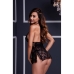 Babydoll in Pizzo Nero Taglia Unica Baci Lingerie BW3103 Nero Taglia unica