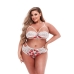 Σετ Εσωρούχων Baci Lingerie 838-SEG-3 Πολύχρωμο XL (Queen)