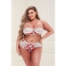 Apakšveļas Komplekts Baci Lingerie 838-SEG-3 Daudzkrāsains XL (Queen)