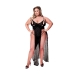 Babydoll Baci Lingerie Gown & G-string Μαύρο Queen size 2 Τεμάχια