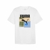 Heren-T-Shirt met Korte Mouwen Puma GRAPHICS Summer Wit