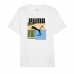 Heren-T-Shirt met Korte Mouwen Puma GRAPHICS Summer Wit