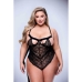 Body Baci Lingerie Sexy Strappy Lace Negro Queen