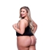 Bodijs Baci Lingerie Peek-a-boo Melns Queen size