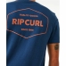 Camiseta de Manga Corta Hombre Rip Curl Stapler  Azul