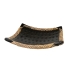 Centerpiece Romimex Black Natural Ceramic Rattan 25 x 6 x 25 cm