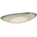 Centerpiece Romimex White Green Ceramic 24 x 6 x 40 cm