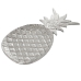 Tischdekoration Alexandra House Living Silberfarben Metall Ananas 5 x 18 x 35 cm