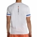 Camisola de Manga Curta Homem Bullpadel limar  Branco